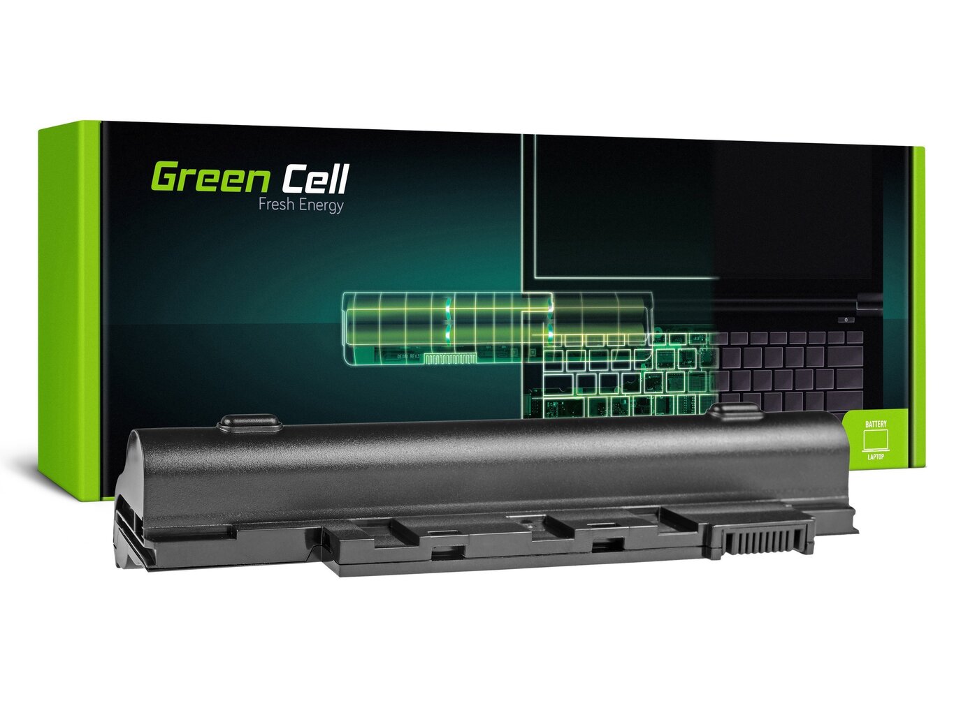 Green Cell Laptop Akumulators piemērots Acer Aspire One D255 D257 D260 D270 722 Packard Bell EasyNote Dot S 4400mAh cena un informācija | Akumulatori portatīvajiem datoriem | 220.lv