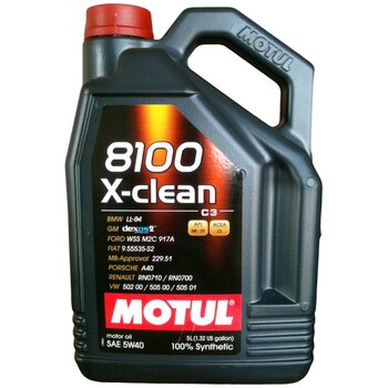 Eļļa Motul 8100 X-Clean C3, 5W40, 5L cena un informācija | Motoreļļas | 220.lv