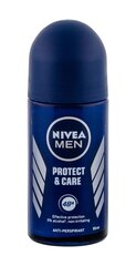 Rullīšu dezodorants vīriešiem Nivea Protect & Care 50 ml cena un informācija | Dezodoranti | 220.lv