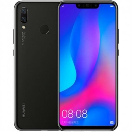 Huawei Nova 3, 4/128 GB Dual SIM Black cena un informācija | Mobilie telefoni | 220.lv