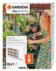 Комплект микрокапельного полива для вертикального садоводства для 27 горизонтальных горшков  Gardena NatureUp! цена и информация | Оборудование для полива | 220.lv