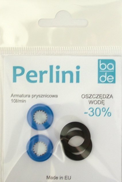 BA-DE ūdens taupīšanas plūsmas reduktora kasetne, nepārtraukta plūsma 6 l / min, 2 gab., ar gumijas starpliku cena un informācija | Piederumi virtuves izlietnēm un jaucējkrāniem | 220.lv