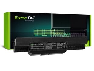 Green Cell Laptop Akumulators piemērots Asus K53 K53E K53S K53SV X53 X53S X53U X54 X54C X54H cena un informācija | Akumulatori portatīvajiem datoriem | 220.lv