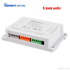 Sonoff 4CH R2 - 4 kanālu viedais slēdzis cena un informācija | Drošības sistēmas, kontrolieri | 220.lv