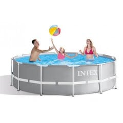 Каркасный бассейн с фильтром Intex Prism Frame, 3,66 м цена и информация | Бассейны | 220.lv