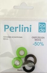 BA-DE ūdens taupīšanas plūsmas reduktora kasetne, nepārtraukta plūsma 10 l / min, 2 gab., ar gumijas starpliku cena un informācija | Piederumi virtuves izlietnēm un jaucējkrāniem | 220.lv