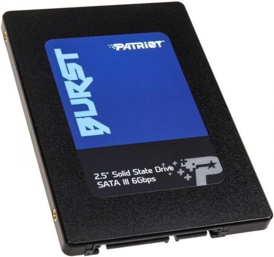 Patriot Burst 960GB SATA3 (PBU960GS25SSDR) cena un informācija | Iekšējie cietie diski (HDD, SSD, Hybrid) | 220.lv