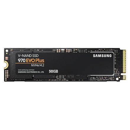 SSD|SAMSUNG|970 Evo Plus|500GB|M.2|PCIE|NVMe|MLC|Write speed 3200 MBytes/sec|Read speed 3500 MBytes/sec|MTBF 1500000 hours|MZ-V7S500BW cena un informācija | Iekšējie cietie diski (HDD, SSD, Hybrid) | 220.lv