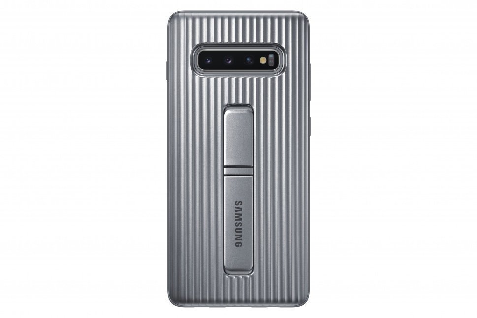 EF-RG975CSE Samsung Standing Cover Silver for G975 Galaxy S10 Plus (EU Package) cena un informācija | Telefonu vāciņi, maciņi | 220.lv