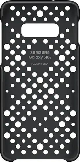 Samsung EF-XG970CBE Oriģināli Pattern īpaši plāni aizmugures maki-apvalki priekš Galaxy S10e Melns & Zils (komplektā 2 gab.) cena un informācija | Telefonu vāciņi, maciņi | 220.lv