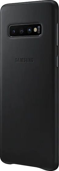 EF-VG975LBE Samsung Leather Cover Black for G975 Galaxy S10 Plus cena un informācija | Telefonu vāciņi, maciņi | 220.lv