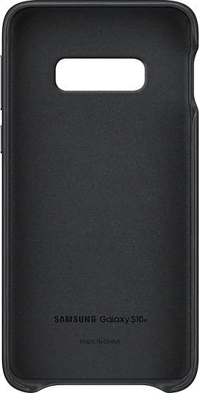 Aizmugurējais vāciņš Samsung       Galaxy S10e Leather Cover EF-VG970LBEGWW    Black цена и информация | Telefonu vāciņi, maciņi | 220.lv