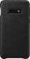 Aizmugurējais vāciņš Samsung       Galaxy S10e Leather Cover EF-VG970LBEGWW    Black cena un informācija | Telefonu vāciņi, maciņi | 220.lv