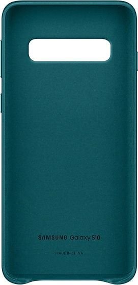 EF-VG973LGE Samsung Leather Cover Green for G973 Galaxy S10 цена и информация | Telefonu vāciņi, maciņi | 220.lv