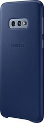 Samsung EF-VG970LNE Оригинальный Кожаный задний чехол-крышка для Galaxy S10e (G970) Синий цена и информация | Чехлы для телефонов | 220.lv