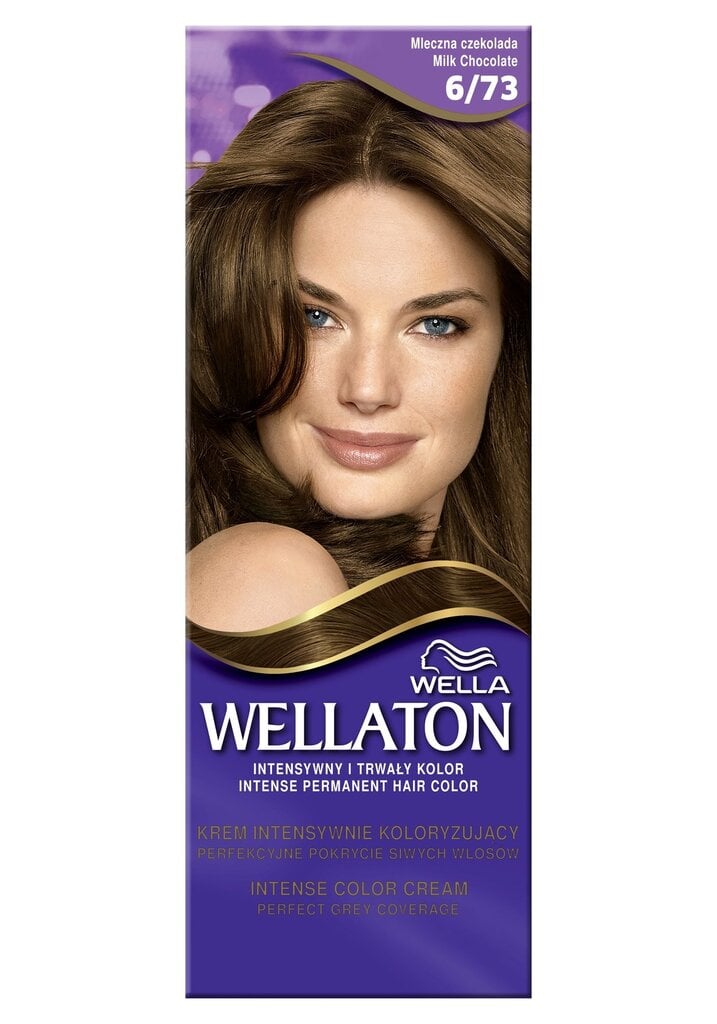 Matu krāsa Wella Wellaton 100 g, 6/73 Milk Chocolate цена и информация | Matu krāsas | 220.lv