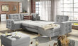 Universāls stūra dīvāns Asgard U, mākslīgā āda, krēmkrāsas цена и информация | Stūra dīvāni | 220.lv