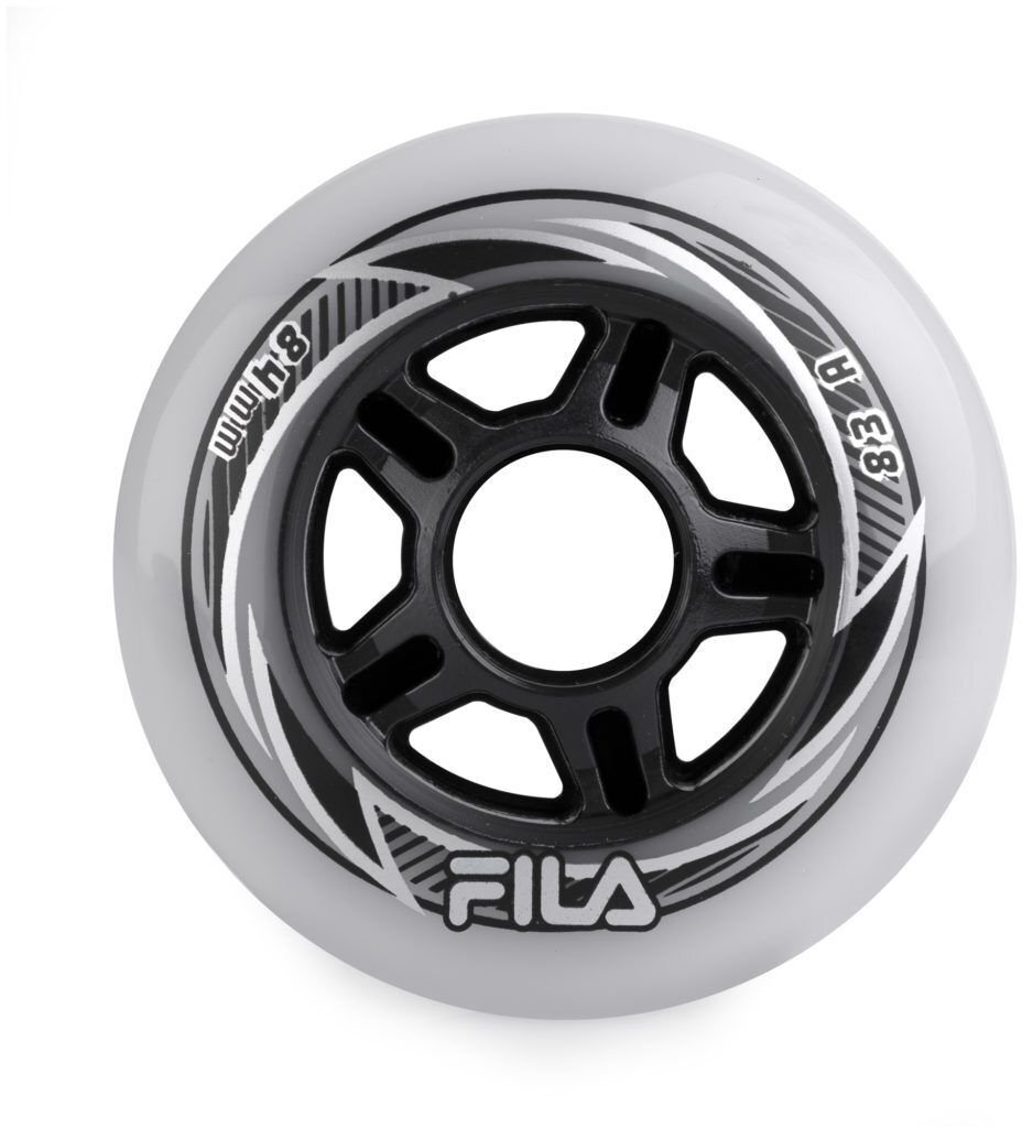 Riteņi skrituļslidām Fila Wheels, 84 mm, 8 gab. цена и информация | Skrituļslidas | 220.lv