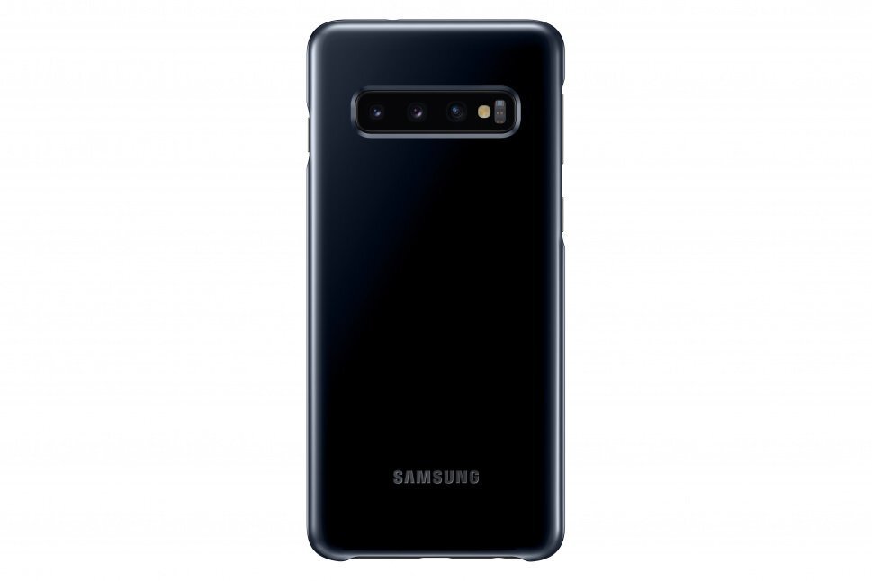 Samsung EF-KG973CBE Oriģināls aizmugures maks-apvalks ar LED apgaismojumu priekš Galaxy S10 Melns цена и информация | Telefonu vāciņi, maciņi | 220.lv