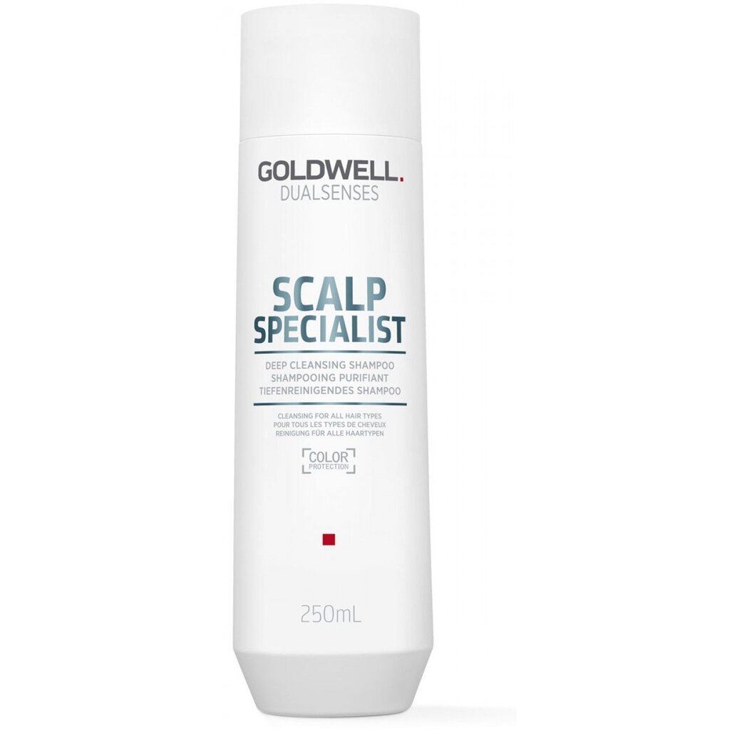 Intensīvs galvas ādu attīrošs šampūns Goldwell Dualsenses Scalp Specialist Deep Cleansing, 250 ml цена и информация | Šampūni | 220.lv