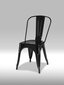 4 krēslu komplekts FurnHouse Korona, melns cena un informācija | Virtuves un ēdamistabas krēsli | 220.lv