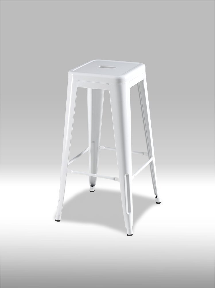 4 bāra krēslu komplekts FurnHouse Korona, balts cena un informācija | Virtuves un ēdamistabas krēsli | 220.lv