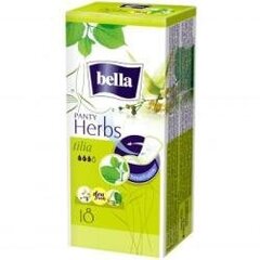 BELLA higiēniskās paketes HERBS ar liepu ziediem, 18gab cena un informācija | Tamponi, higiēniskās paketes, ieliktnīši | 220.lv