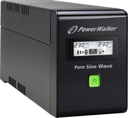 PowerWalker, 800 ВА 2X, RJ11,45, USB, LCD цена и информация | Источники бесперебойного питания (UPS) | 220.lv