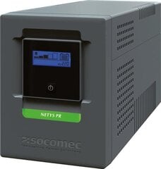 Socomec - NETYS PR MT1500VA/1050W 230V/AVR/LCD/6xIEC/USB/MINI TOWER цена и информация | Источники бесперебойного питания (UPS) | 220.lv