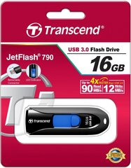 MEMORY DRIVE FLASH USB3 16GB/790 TS16GJF790K TRANSCEND cena un informācija | USB Atmiņas kartes | 220.lv