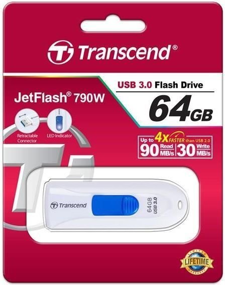 Transcend TS64GJF790W цена и информация | USB Atmiņas kartes | 220.lv