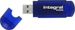 USB накопитель INTEGRAL INFD64GBEVOBL цена и информация | USB накопители | 220.lv
