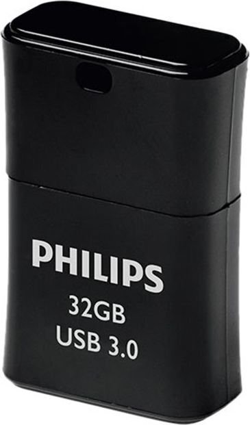 USB flash Philips 32GB USB 3.0 Pico Edition Black FM32FD90B/10 cena un informācija | USB Atmiņas kartes | 220.lv