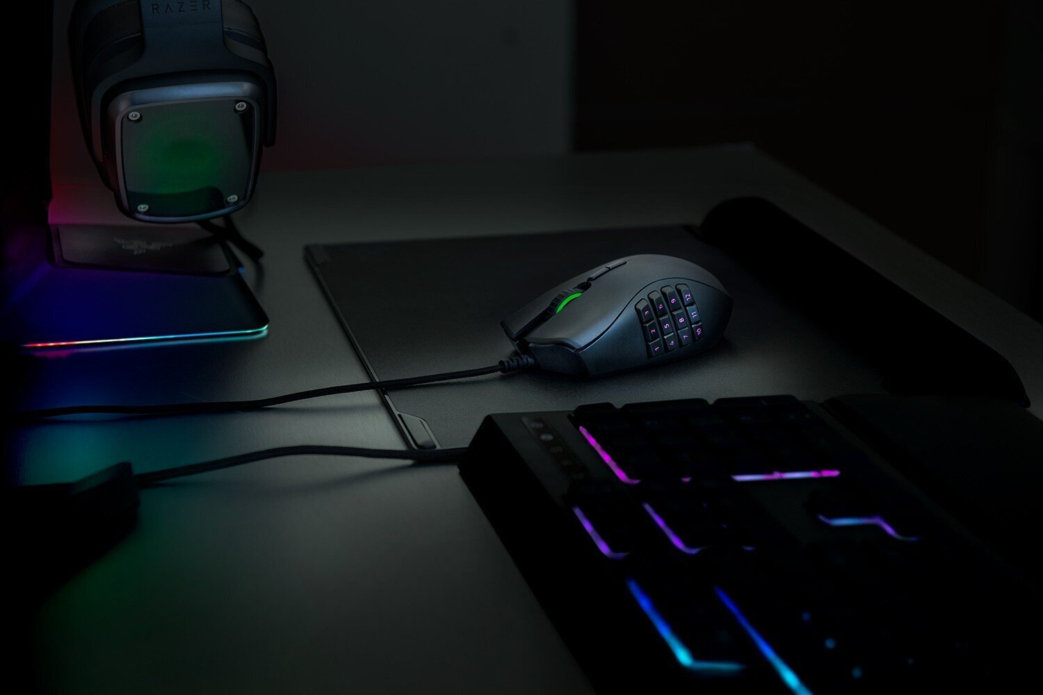 Razer Naga Trinity, melns cena un informācija | Peles | 220.lv