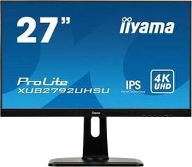 IIyama PLXUB2792UHSU-B1 UHD cena un informācija | Monitori | 220.lv