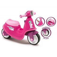 Smoby Różowy jeździk skuter Ciche koła Pink Scooter цена и информация | Игрушки для малышей | 220.lv