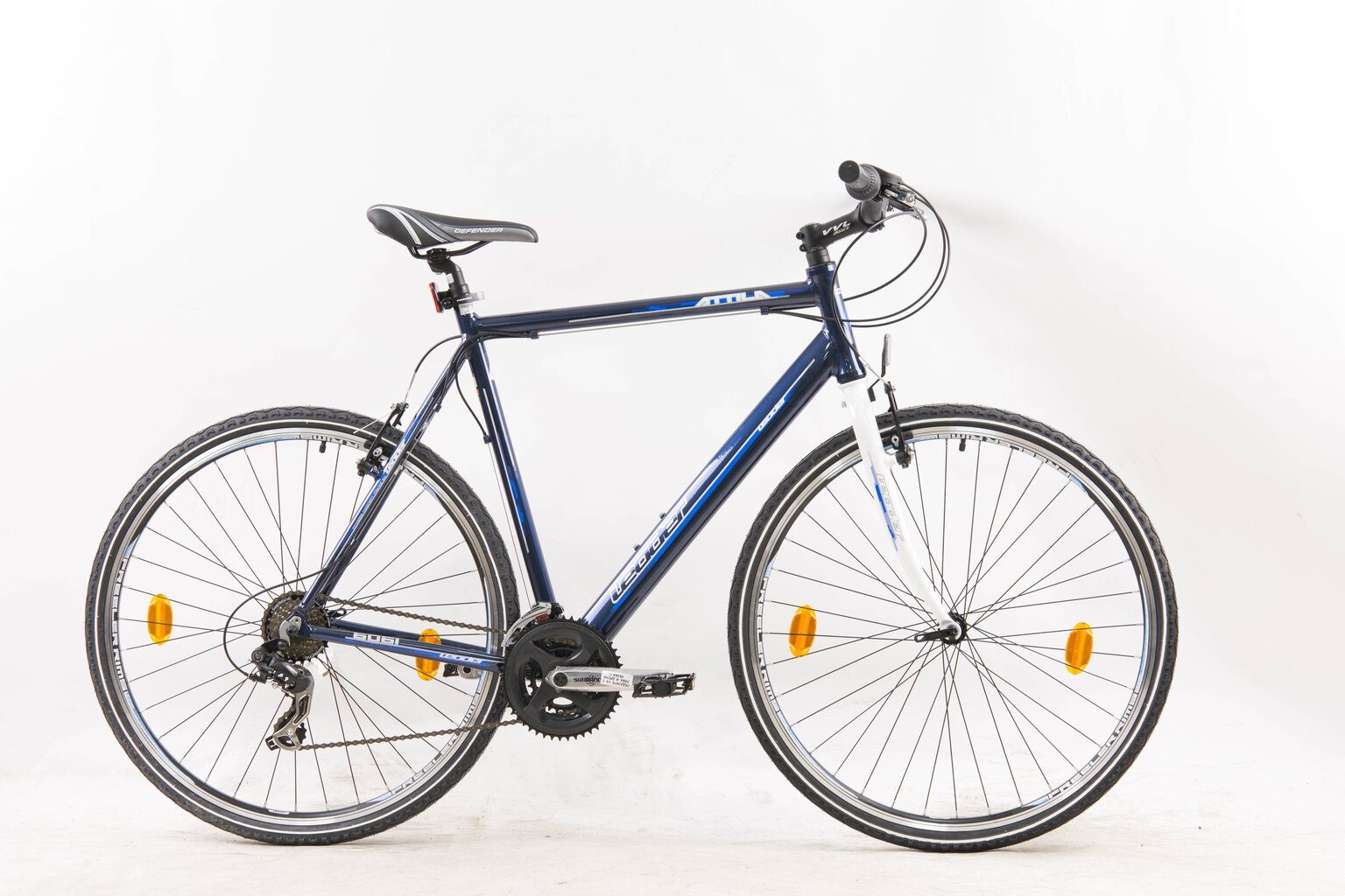 Krosa velosipēds Leader Attila 28", zils cena un informācija | Velosipēdi | 220.lv