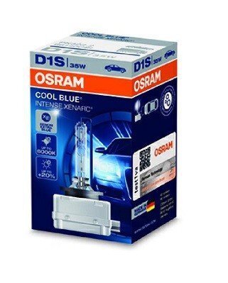 OSRAM Cool Blue Intens Xenarc D1S 6000k Xenon spuldze (1gab) cena | 220.lv