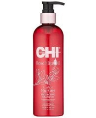 Šampūns krāsotiem matiem Farouk Systems CHI Rose Hip Oil Color Nuture 340 ml cena un informācija | Šampūni | 220.lv
