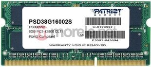 Patriot PSD38G16002S cena un informācija | Operatīvā atmiņa (RAM) | 220.lv