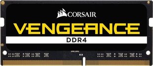 Corsair SO-DIMM Vengeance DDR4, 16GB, 2400MHz, CL16 (CMSX16GX4M1A2400C16) цена и информация | Оперативная память (RAM) | 220.lv