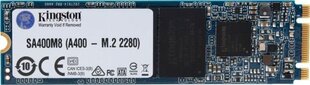 SSD M.2 240GB Kingston 2280 A400 cena un informācija | Iekšējie cietie diski (HDD, SSD, Hybrid) | 220.lv