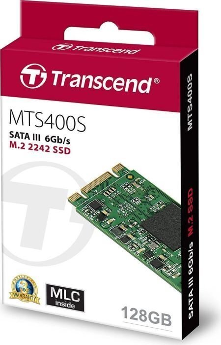 Transcend TS128GMTS400S cena un informācija | Iekšējie cietie diski (HDD, SSD, Hybrid) | 220.lv