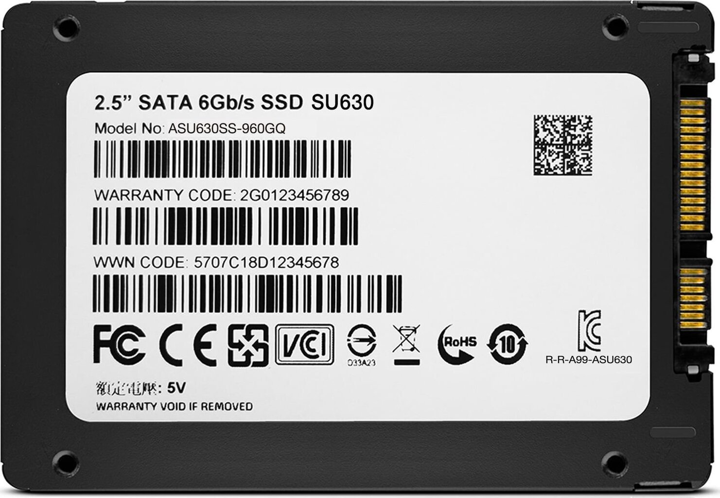 ADATA 240GB 2,5" SATA SSD Ultimate SU630 cena un informācija | Iekšējie cietie diski (HDD, SSD, Hybrid) | 220.lv