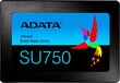 ADATA 256GB 2,5" SATA SSD Ultimate SU750 cena un informācija | Iekšējie cietie diski (HDD, SSD, Hybrid) | 220.lv