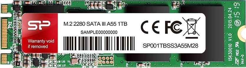 Silicon Power SP001TBSS3A55M28 цена и информация | Iekšējie cietie diski (HDD, SSD, Hybrid) | 220.lv