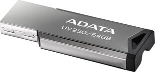 ADATA AUV250-64G-RBK cena un informācija | USB Atmiņas kartes | 220.lv