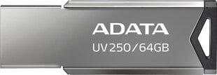 ADATA AUV250-64G-RBK цена и информация | USB накопители | 220.lv