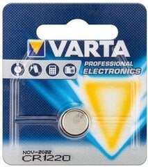 Baterija Varta CR1220 cena un informācija | Baterijas | 220.lv