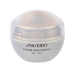 Дневной крем Future Solution LX Total Protective Shiseido (50 ml) цена и информация | Наносите на чистую кожу лица. Подержите около 10-15 минут и смойте водой. | 220.lv